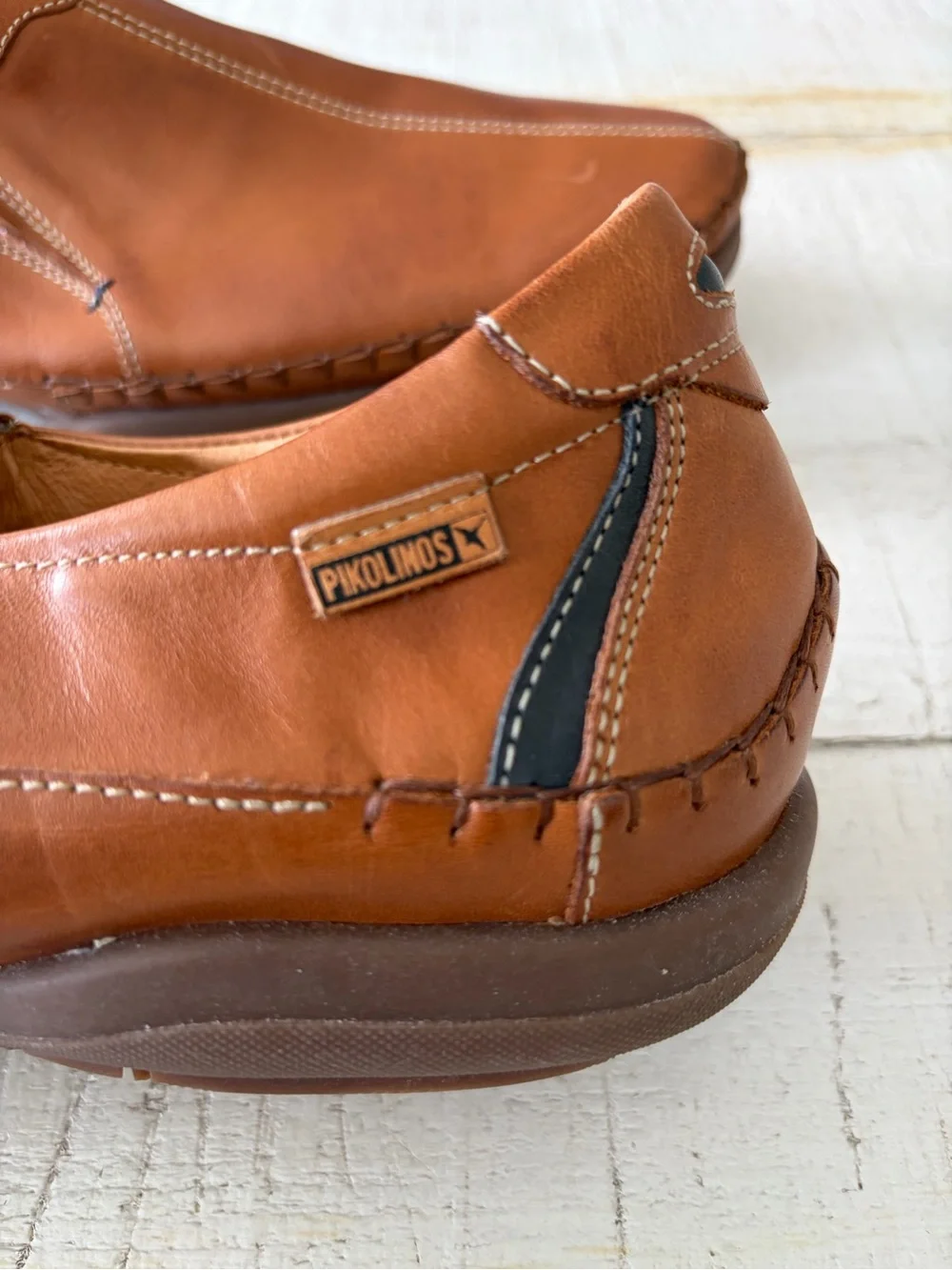 Pikolinos Puerto Rico Men's Brown Leather Loafer EU size 46 US size 12 Moccasin